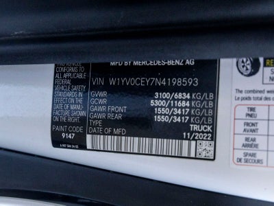 2022 Mercedes-Benz Metris Cargo