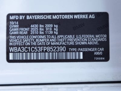 2015 BMW 3 Series 328i