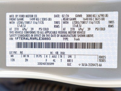 2024 Ford Ranger Raptor