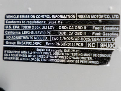 2024 Nissan Altima 2.5 SV