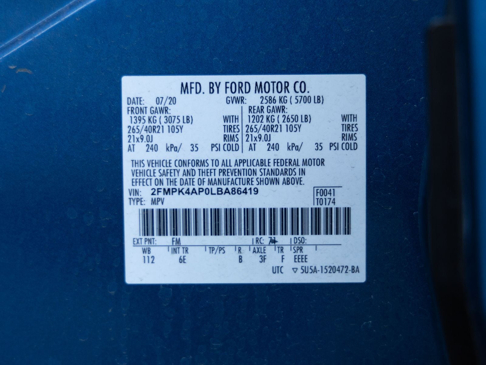 2020 Ford Edge ST