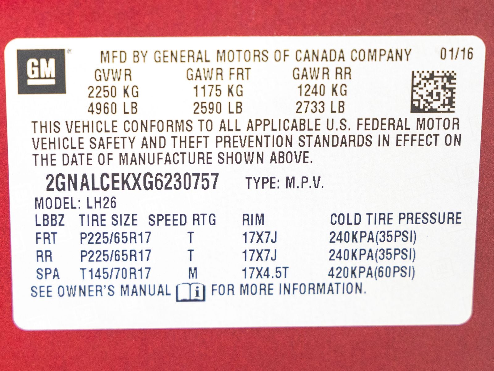 2016 Chevrolet Equinox LT