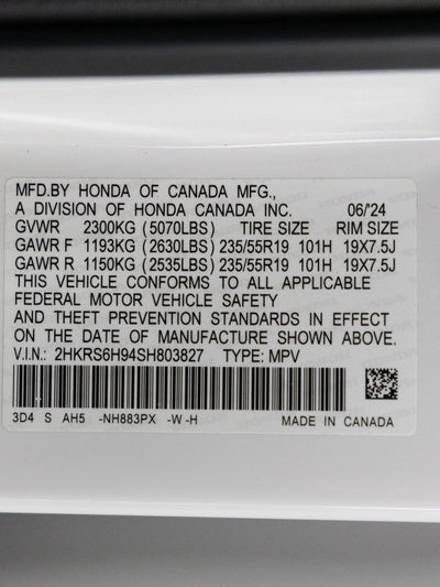 2025 Honda CR-V Hybrid Sport Touring