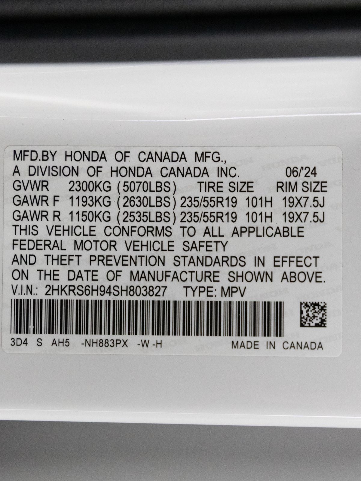 2025 Honda CR-V Hybrid Sport Touring