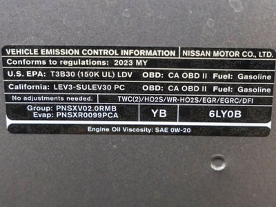 2023 Nissan Sentra SV