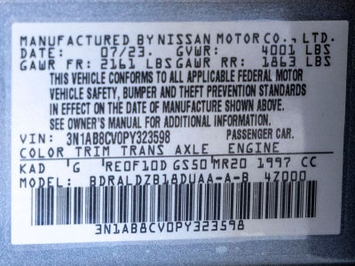 2023 Nissan Sentra SV