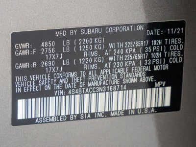 2022 Subaru Outback Premium