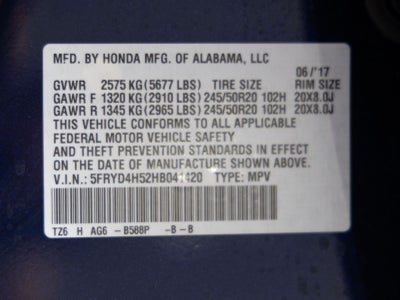 2017 Acura MDX 3.5L SH-AWD w/Technology Package