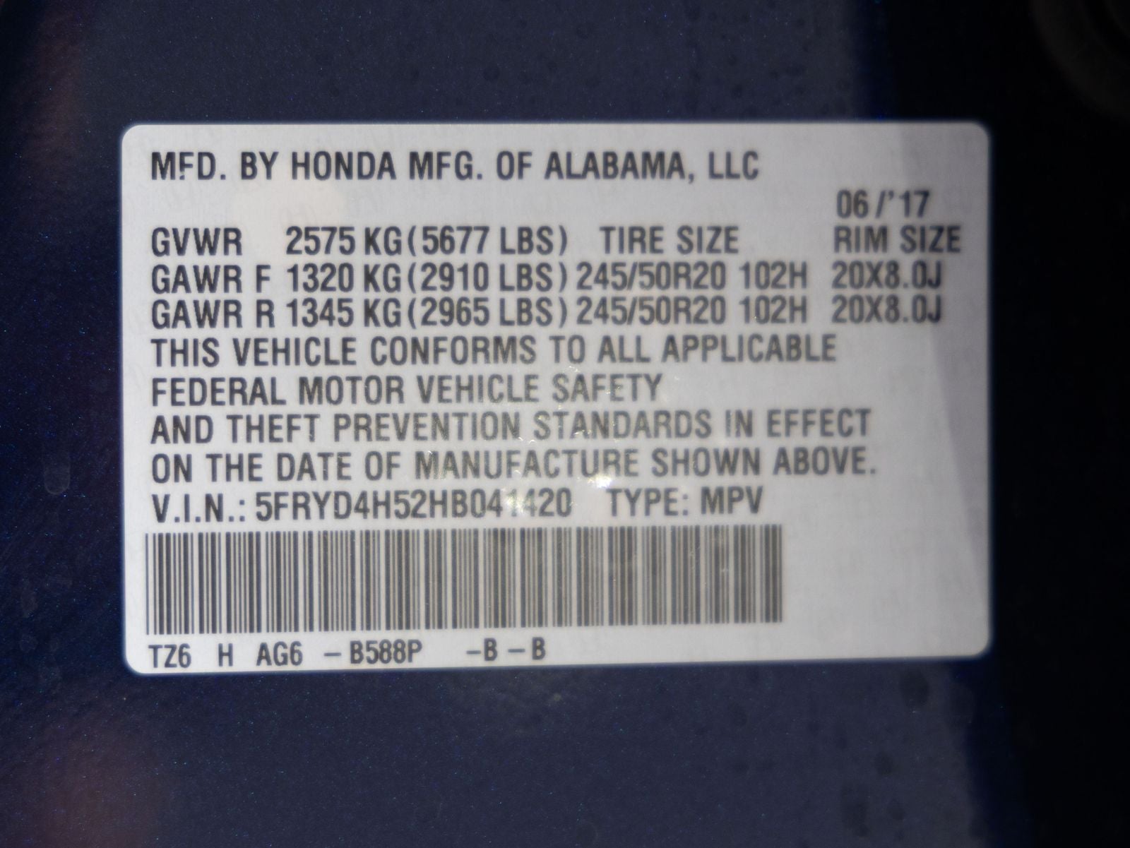 2017 Acura MDX 3.5L SH-AWD w/Technology Package