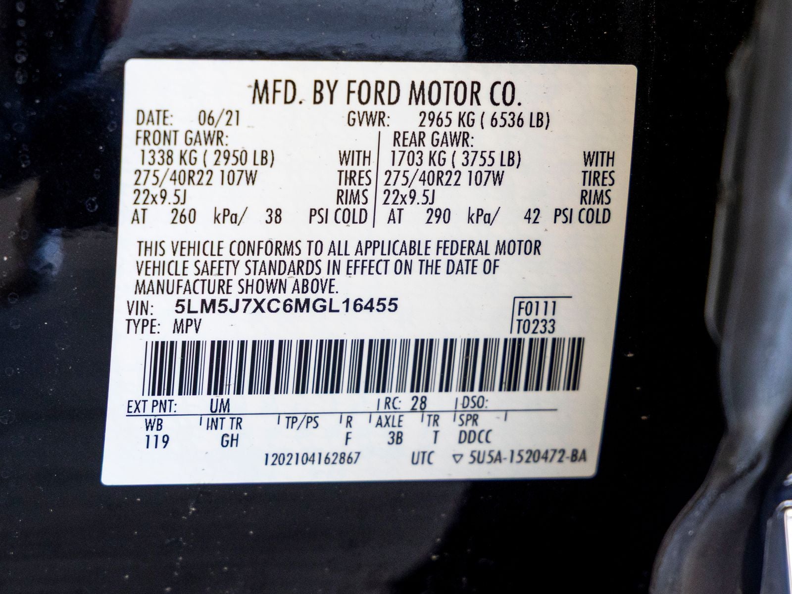 2021 Lincoln Aviator Reserve