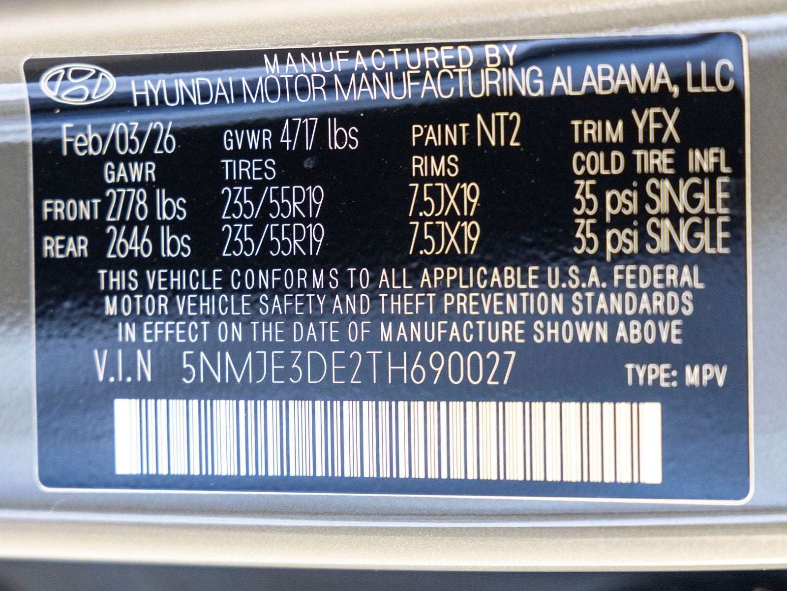 2026 Hyundai Tucson Limited