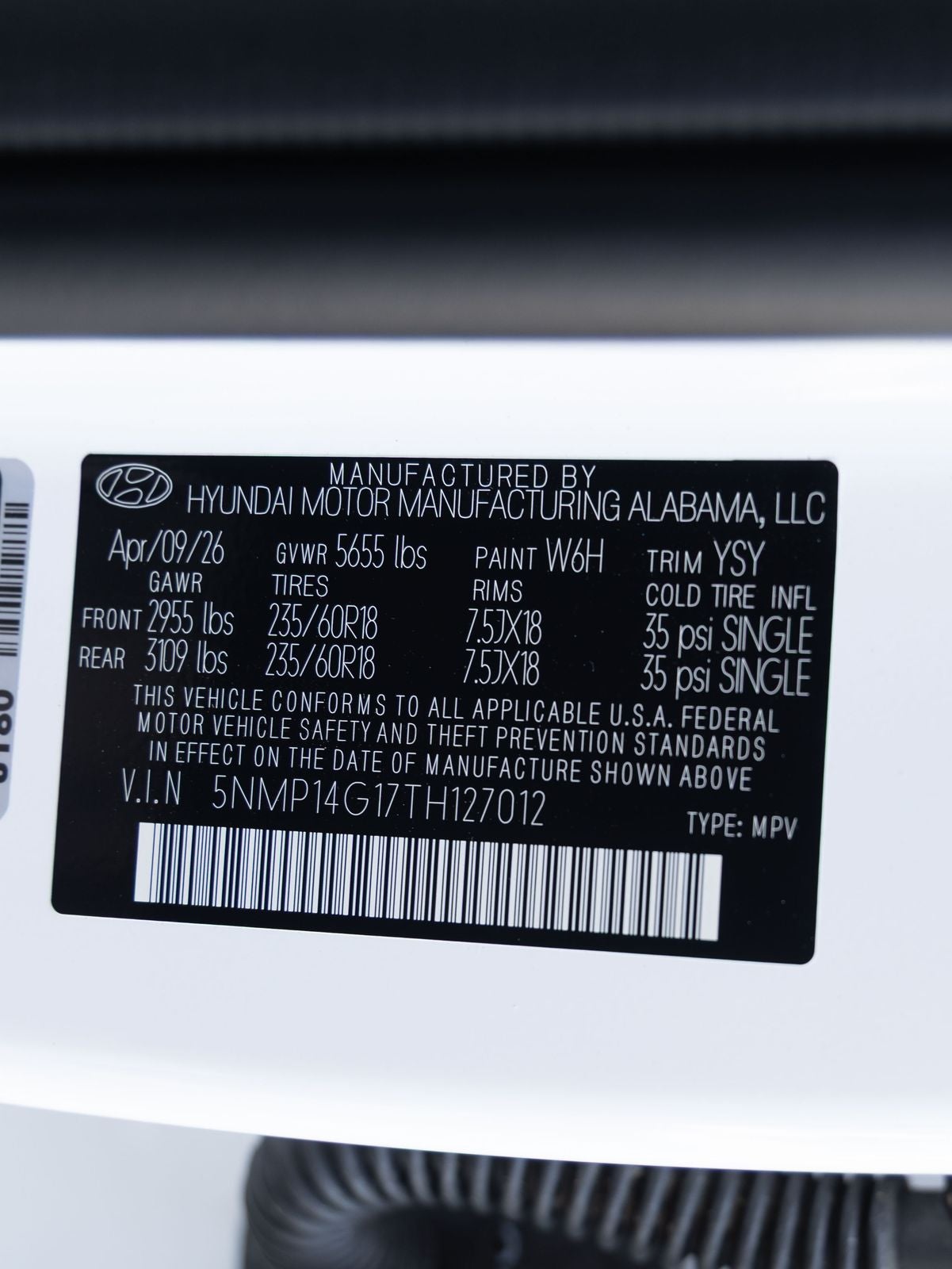 2026 Hyundai Santa Fe Hybrid SE