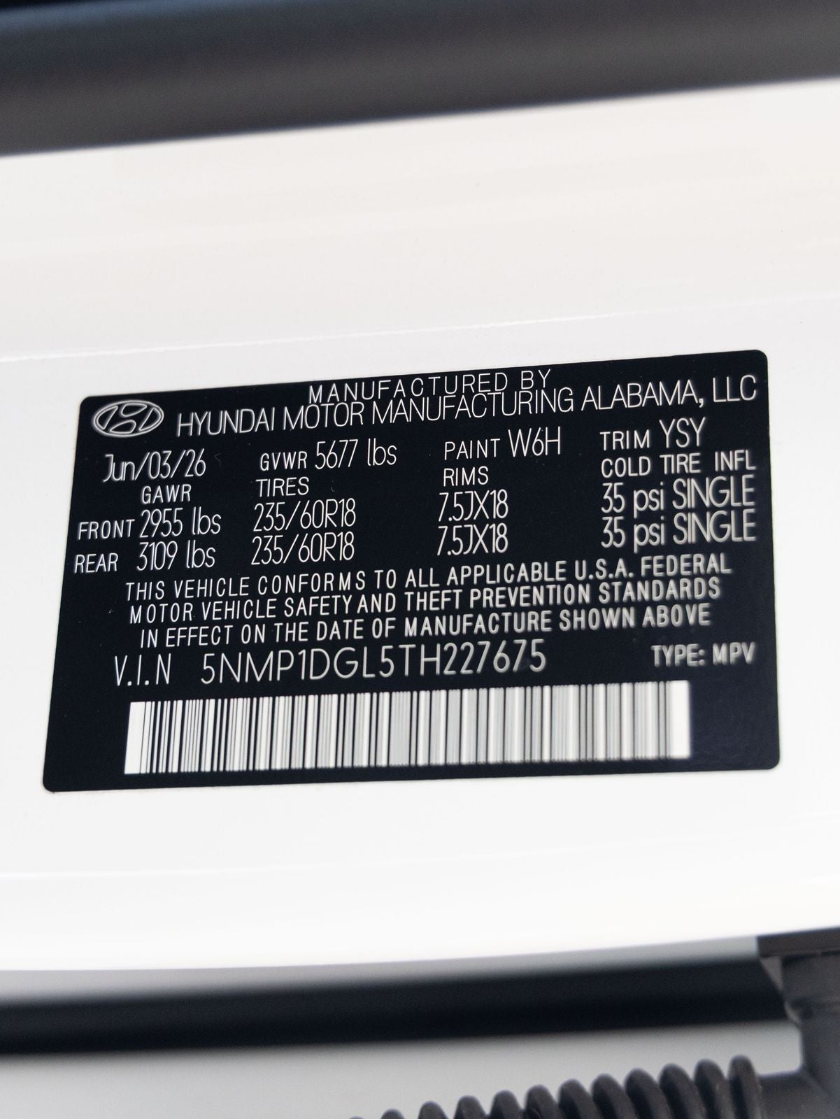 2026 Hyundai Santa Fe SE