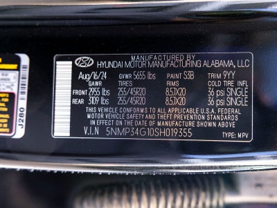 2025 Hyundai Santa Fe Hybrid Limited