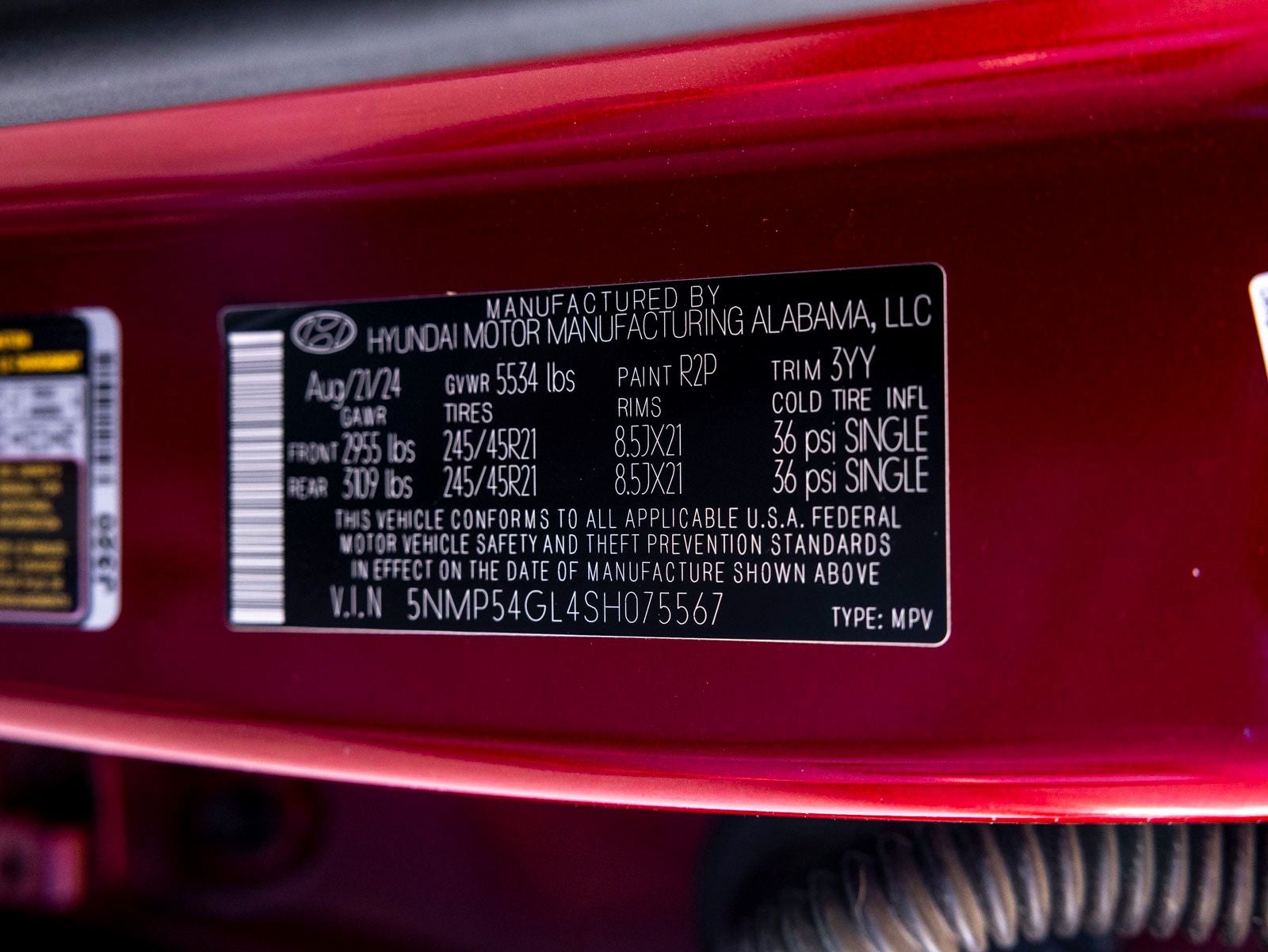 2025 Hyundai Santa Fe Calligraphy