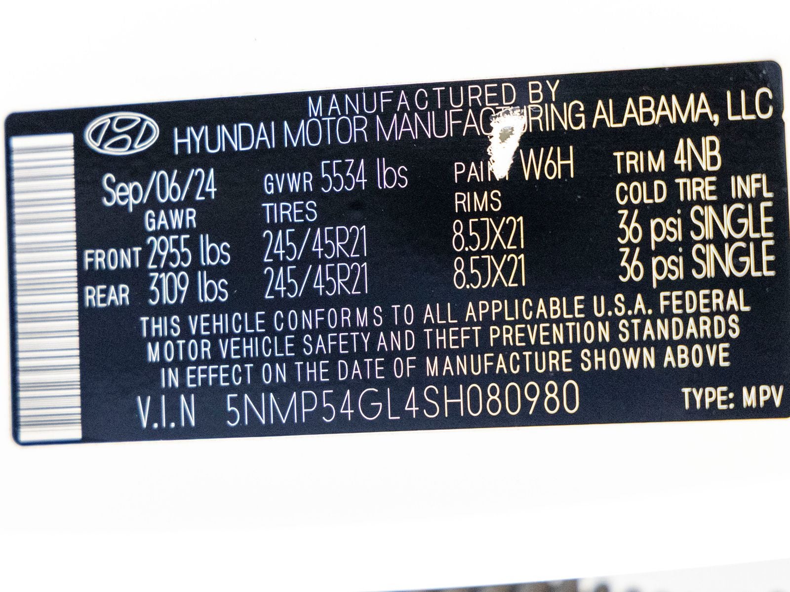 2025 Hyundai Santa Fe Calligraphy