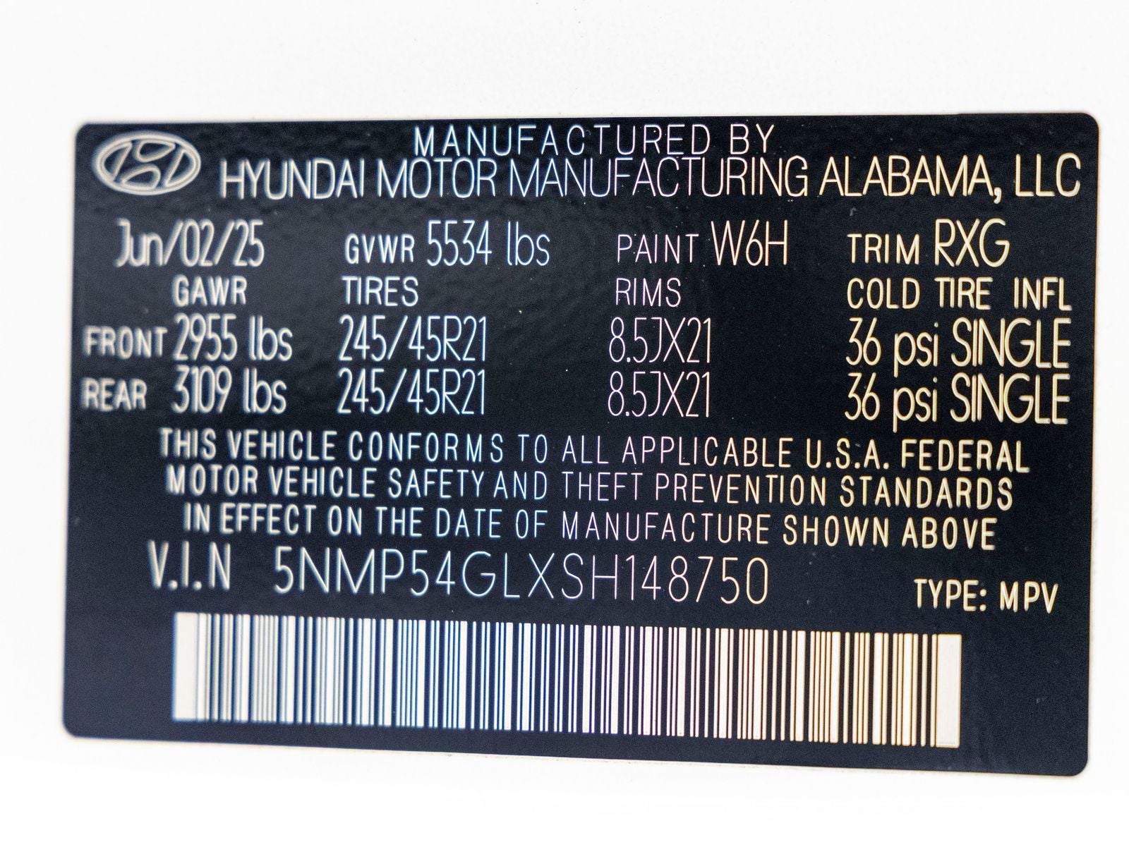 2025 Hyundai Santa Fe Calligraphy