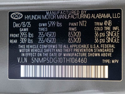 2026 Hyundai Santa Fe Hybrid Calligraphy