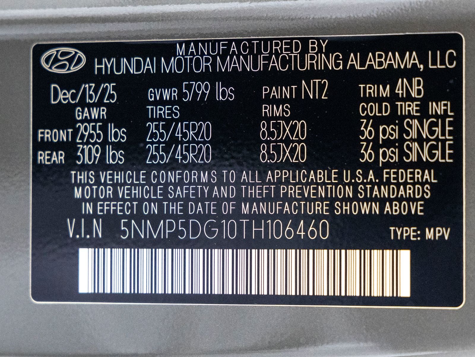 2026 Hyundai Santa Fe Hybrid Calligraphy