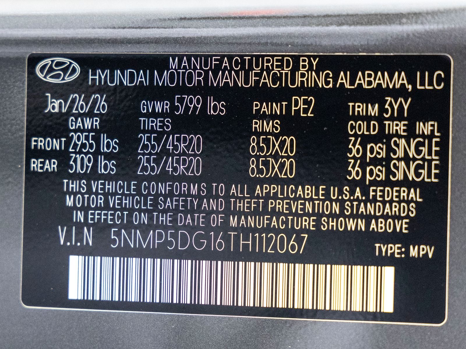 2026 Hyundai Santa Fe Hybrid Calligraphy