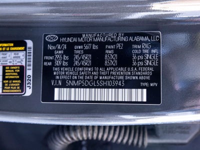 2025 Hyundai Santa Fe Calligraphy