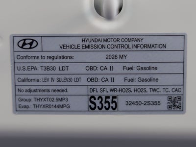 2026 Hyundai Santa Fe Calligraphy