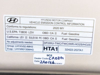 2020 Hyundai Santa Fe SEL