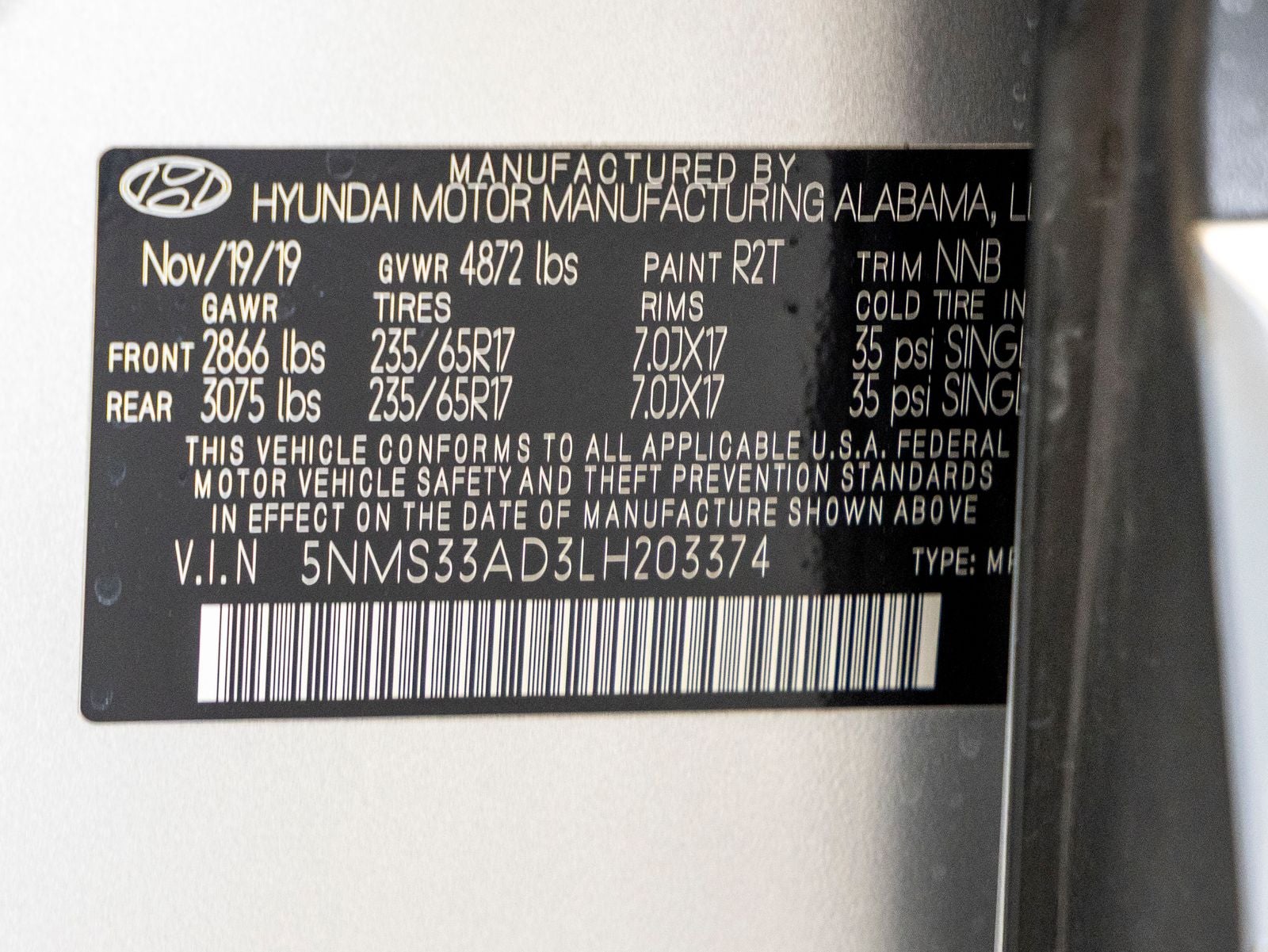 2020 Hyundai Santa Fe SEL