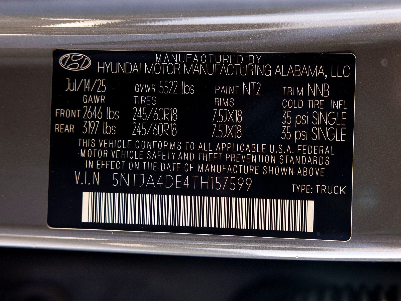 2026 Hyundai Santa Cruz SE