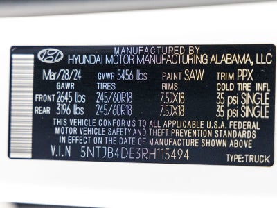 2024 Hyundai Santa Cruz SEL