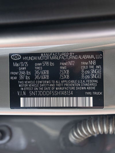 2025 Hyundai Santa Cruz XRT