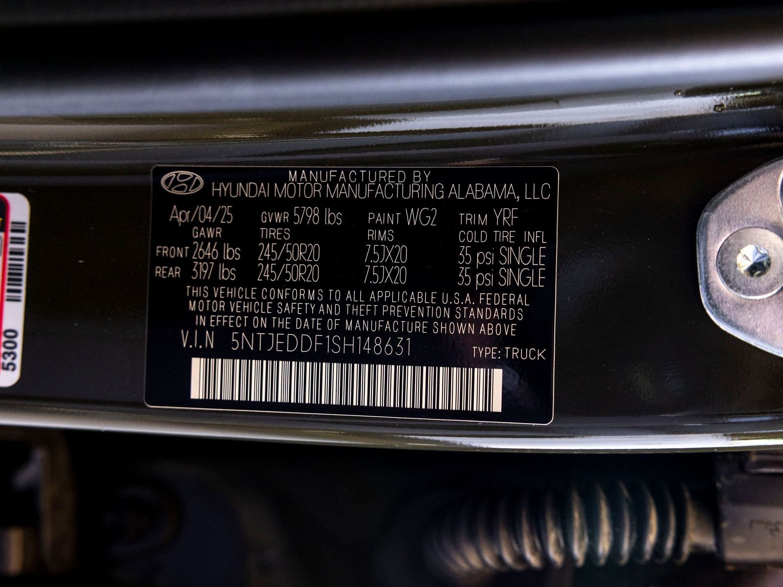 2025 Hyundai Santa Cruz Limited