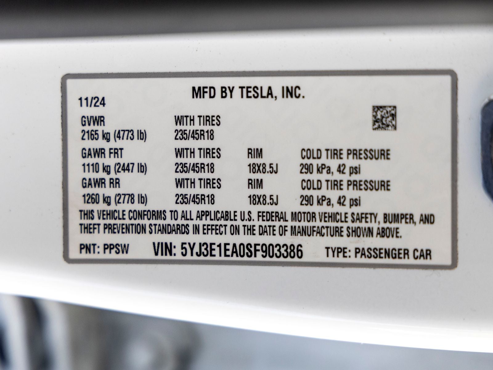 2025 Tesla Model 3 Long Range