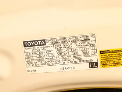 2012 Toyota Prius v Five
