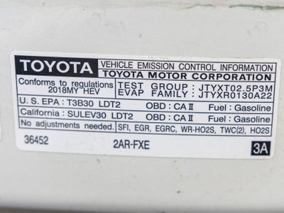 2018 Toyota RAV4 Hybrid Limited