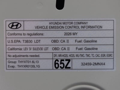 2026 Hyundai Tucson Hybrid Limited