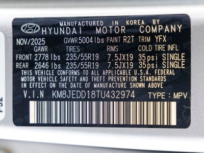 2026 Hyundai Tucson Hybrid Limited