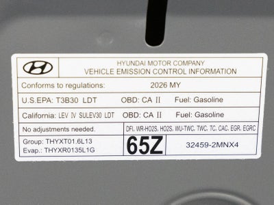 2026 Hyundai Tucson Hybrid Limited