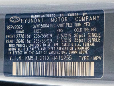 2026 Hyundai Tucson Hybrid Limited