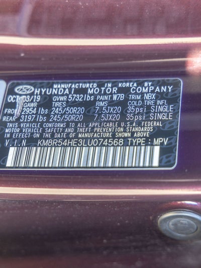 2020 Hyundai Palisade Limited