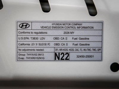 2026 Hyundai Palisade Hybrid Blue SEL Premium 8 Passenger