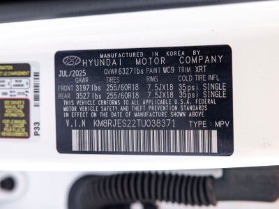 2026 Hyundai Palisade XRT Pro