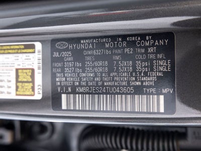 2026 Hyundai Palisade XRT Pro