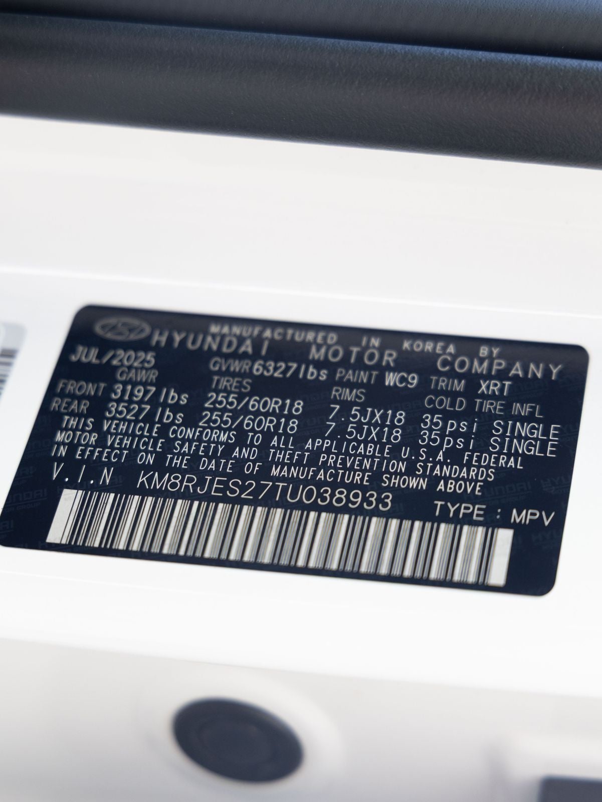 2026 Hyundai Palisade XRT Pro