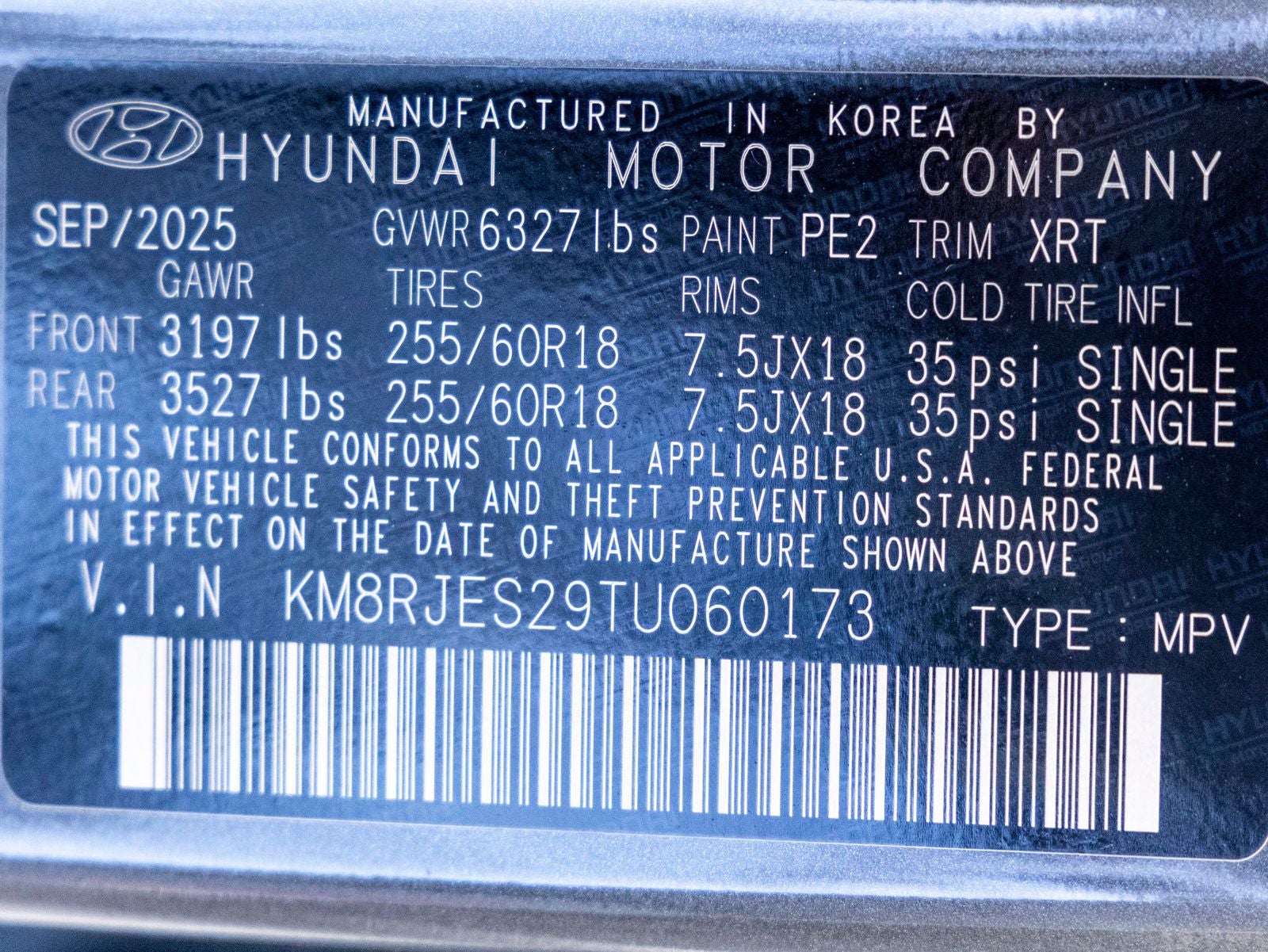 2026 Hyundai Palisade XRT Pro