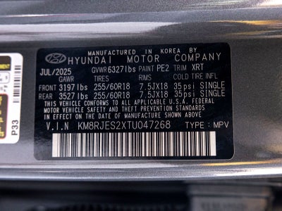 2026 Hyundai Palisade XRT Pro