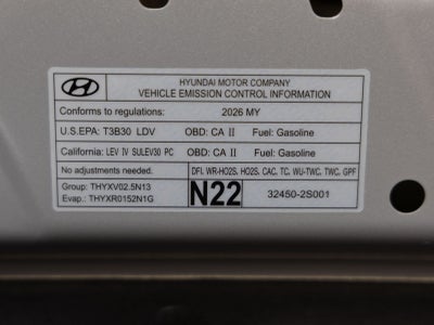 2026 Hyundai Palisade Hybrid Blue SEL 8 Passenger