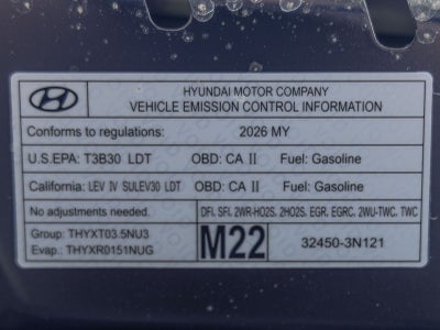 2026 Hyundai Palisade Calligraphy