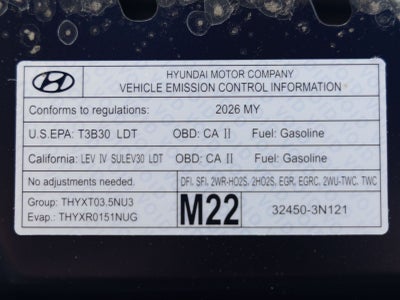 2026 Hyundai Palisade Calligraphy