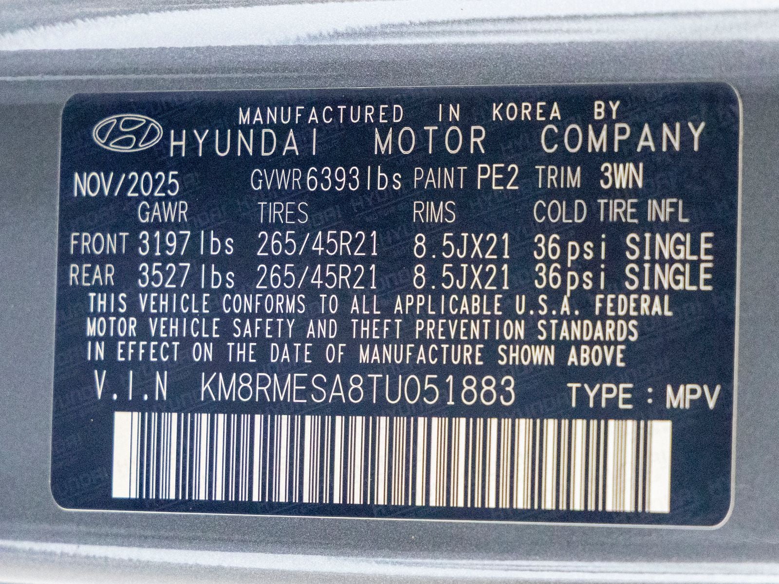 2026 Hyundai Palisade Hybrid Calligraphy